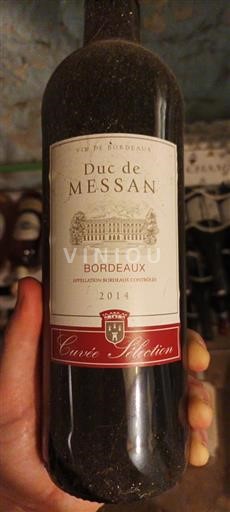 Bordeaux Duc de Messan Sélection 2014