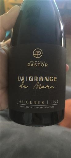 Languedoc Faugères Domaine Pastor La Grange de Marc 2022