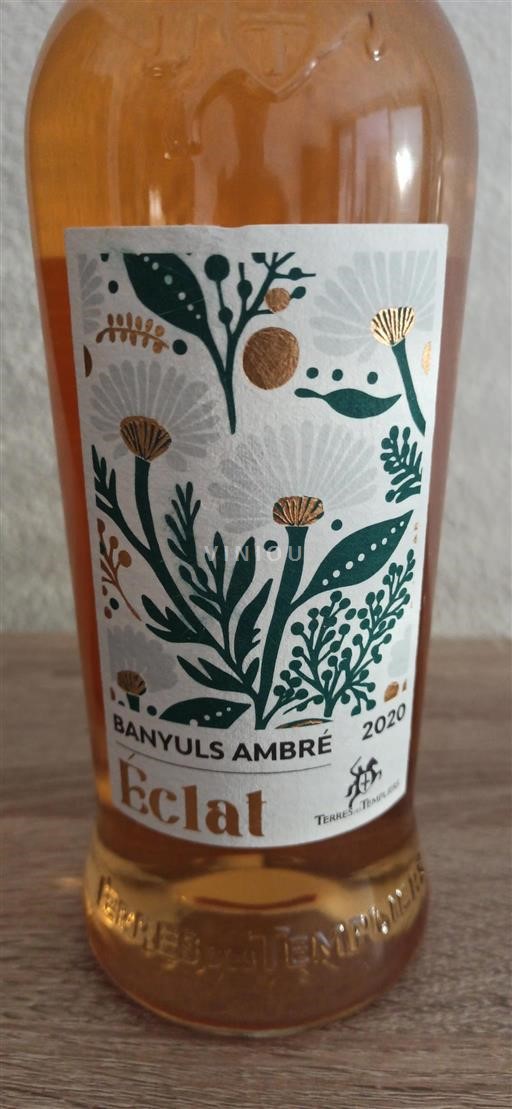 Roussillon Banyuls Terres des Templiers Éclat 2020