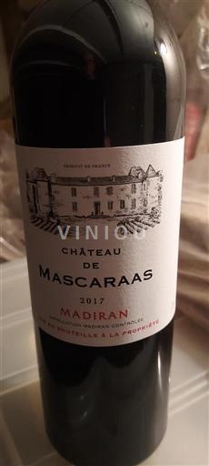 Sudoeste Madiran Château Mascaraas 2017