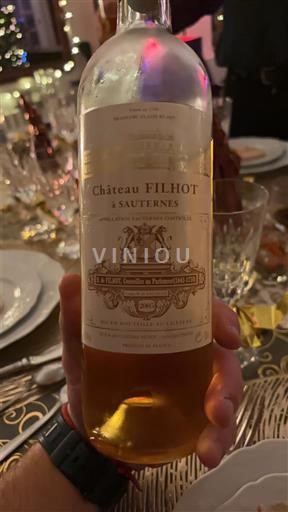 Bordeaux Sauternes Grand Cru Château Filhot 2005