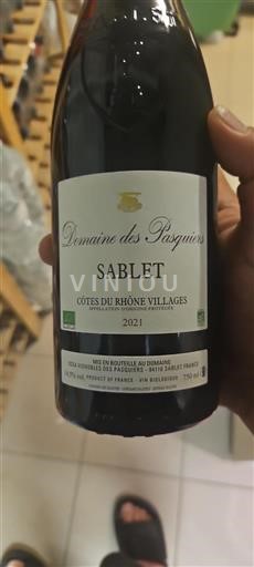 Rhône Valley Côtes du Rhône Villages Domaine Des Pasquiers 2021