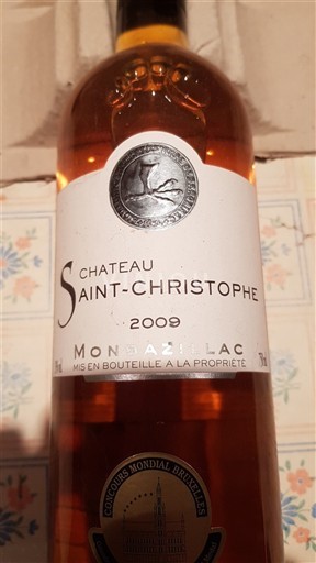 Lounais-Ranska Monbazillac Château Saint-Christophe 2009