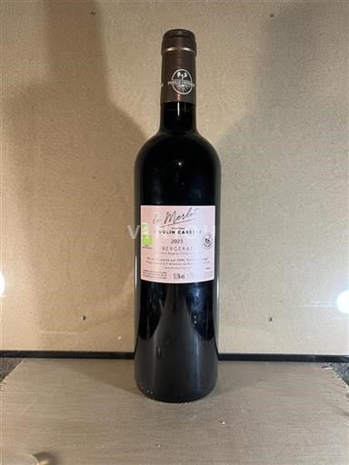 Lounais-Ranska Bergerac Château Moulin Caresse Le Merlot 2023