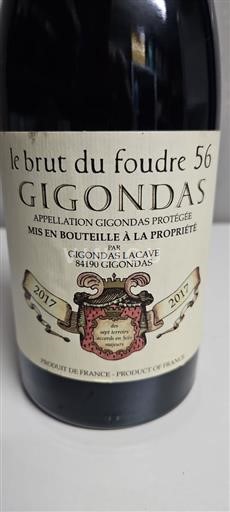 Rhône-dalen Gigondas Gigondas LaCave Le Brut du Foudre 56 2017