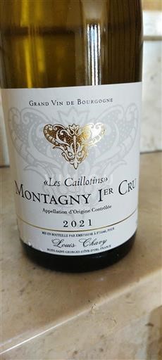 Bourgogne Ospecificerad Premier Cru Louis Chavy Les Caillotins 2021