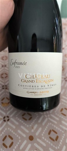 Rona dolina Costières de Nîmes Château Grand Escalion Safranée 2023