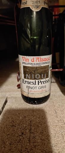 Alsace Grand Cru Ernest Preiss Particulière 2007