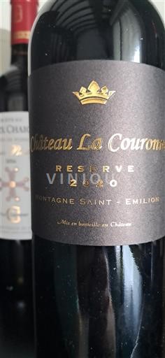 Bordeaux Montagne-Saint-Émilion Château La Couronne Réserve 2020