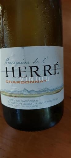 Sud-Ovest Côtes de Gascogne Domaine L'Herré Chardonnay 2022