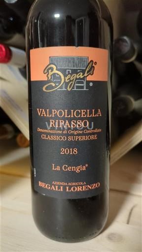 Venetien Valpolicella Ripasso Begali Lorenzo La Cengia 2018