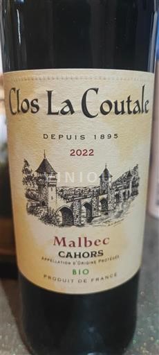 Sydvestfrankrig Cahors Clos La Coutale 2022
