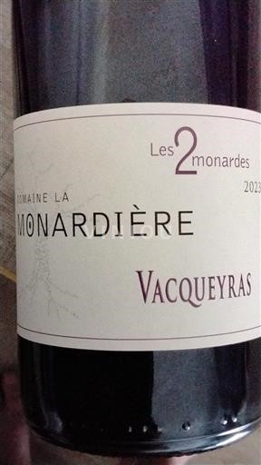 Rhône Valley Vacqueyras Domaine La Monardière Les 2 Monardes 2023
