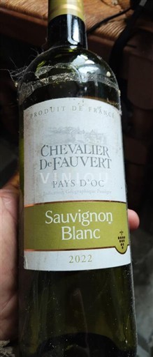 Лангедок и Русијон Окситански регион Chevalier de Fauvert Sauvignon Blanc 2022