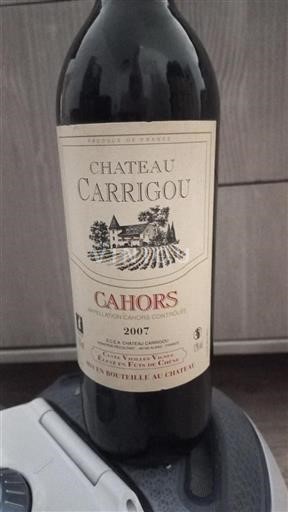 South West Cahors Château Carrigou Vieilles Vignes 2007