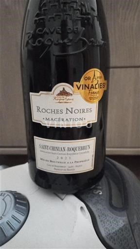 Vin Rouge sec Roches Noires Cave de Roquebrun 2021 France Languedoc AOC