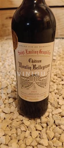 Bordeaux Saint-Émilion Grand Cru Château Moulin Bellegrave 2016
