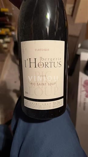 Languedoc Pic-Saint-Loup Domaine L'Hortus Classique 2018