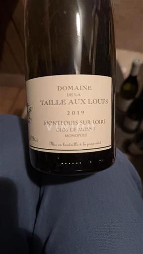Loirevallei Montlouis-sur-Loire Domaine La Taille aux Loups Clos de Mosny 2019
