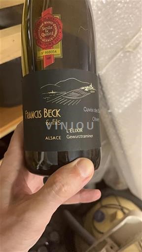Alsace Grand Cru Francis Beck & fils L%27%c3%89lixir 2018