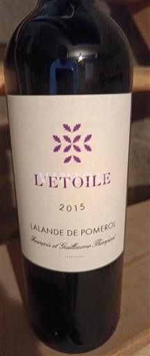 Burdeos Lalande-de-Pomerol L'Étoile 2015