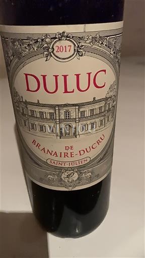 Bordeaux Saint-Julien Branaire-Ducru Duluc 2017