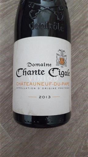 Rhône-dalen Châteauneuf-du-Pape Domaine Chante Cigale 2013