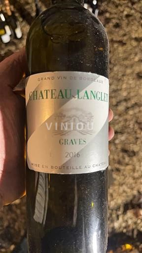 Bordéus Graves Château Langlet 2016