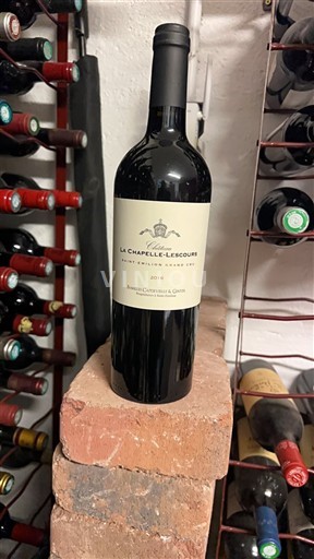 Bordeaux Saint-Émilion Grand Cru La Chapelle Lescours 2016