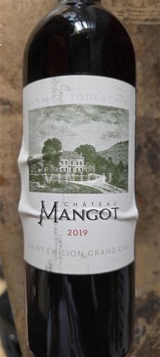 Burdeos Saint-Émilion Gran Cru Grand Cru Château Mangot 2019