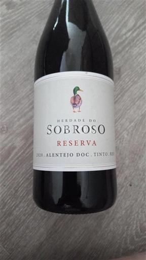 Bồ Đào Nha Alentejo Herdade do Sobroso Reserva 2020