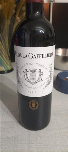 Bordeaux Saint-Émilion Grand Cru Grand Cru Clos La Gaffelière 2018