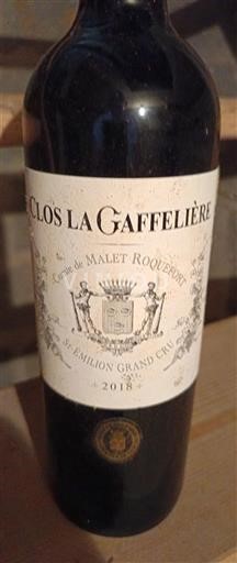 Burdeos Saint-Émilion Gran Cru Grand Cru Clos La Gaffelière 2018