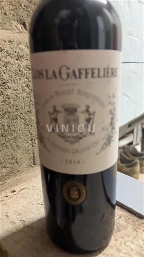 Burdeos Saint-Émilion Gran Cru Grand Cru Clos La Gaffelière 2018