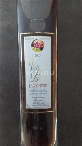 Jura Côtes-du-Jura Henri Maire La Vignière 2003