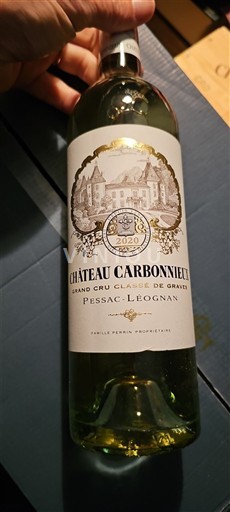Bordeaux Pessac-Léognan Grand Cru Château Carbonnieux 2020