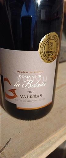 Rhône-dalen Ikke specificeret Domaine La Belaise 2023