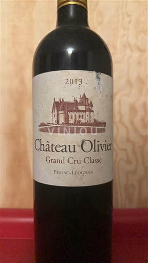 Bordeaux Pessac-Léognan Grand Cru Classé Château Olivier 2013