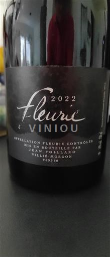 Beaujolais Fleurie Jean Foillard 2022