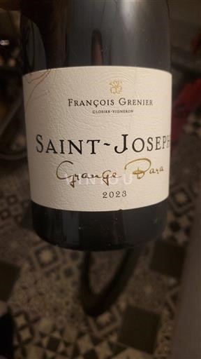 Vallée du Rhône Saint-Joseph François Grenier Grange Bara 2023