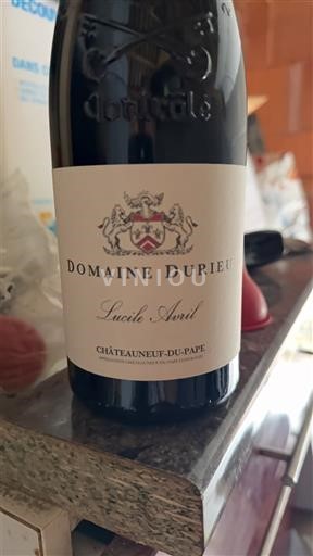 Vallée du Rhône Châteauneuf-du-pape Domaine Durieu Lucile Avril 2021