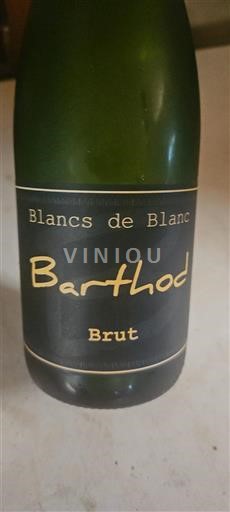 Champaña Champán Barthod Blancs de Blanc Sin añada