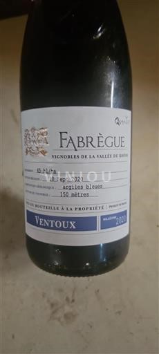 Valle del Rodano Ventoux Fabrègue 2020