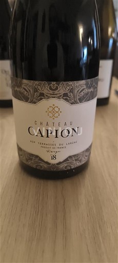 Wijnen Rouge sec Château Capion 2018 Frankrijk Languedoc Terrasses du Larzac AOC