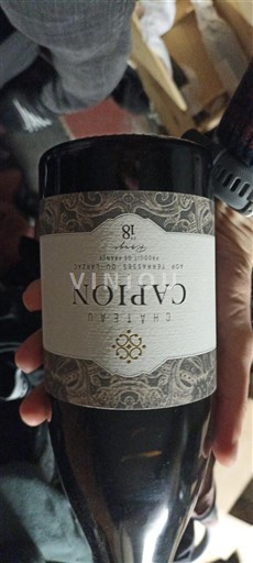 Verërat Rouge sec Château Capion 2018 Francë Languedok Terrasses-du-larzac AOC