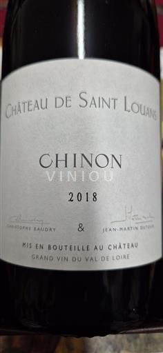 Loiredalen Chinon Château Saint Louans 2018
