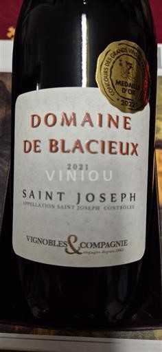 Valle del Rodano Saint-Joseph Domaine Blacieux 2021