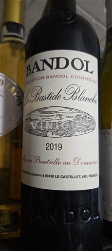 Provence Bandol La Bastide Blanche 2019