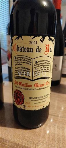Burdeos Saint-Émilion Gran Cru Grand Cru Château Rol 2021