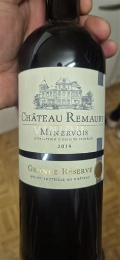 Languedoc Minervois Château Remaury Grande Réserve 2019
